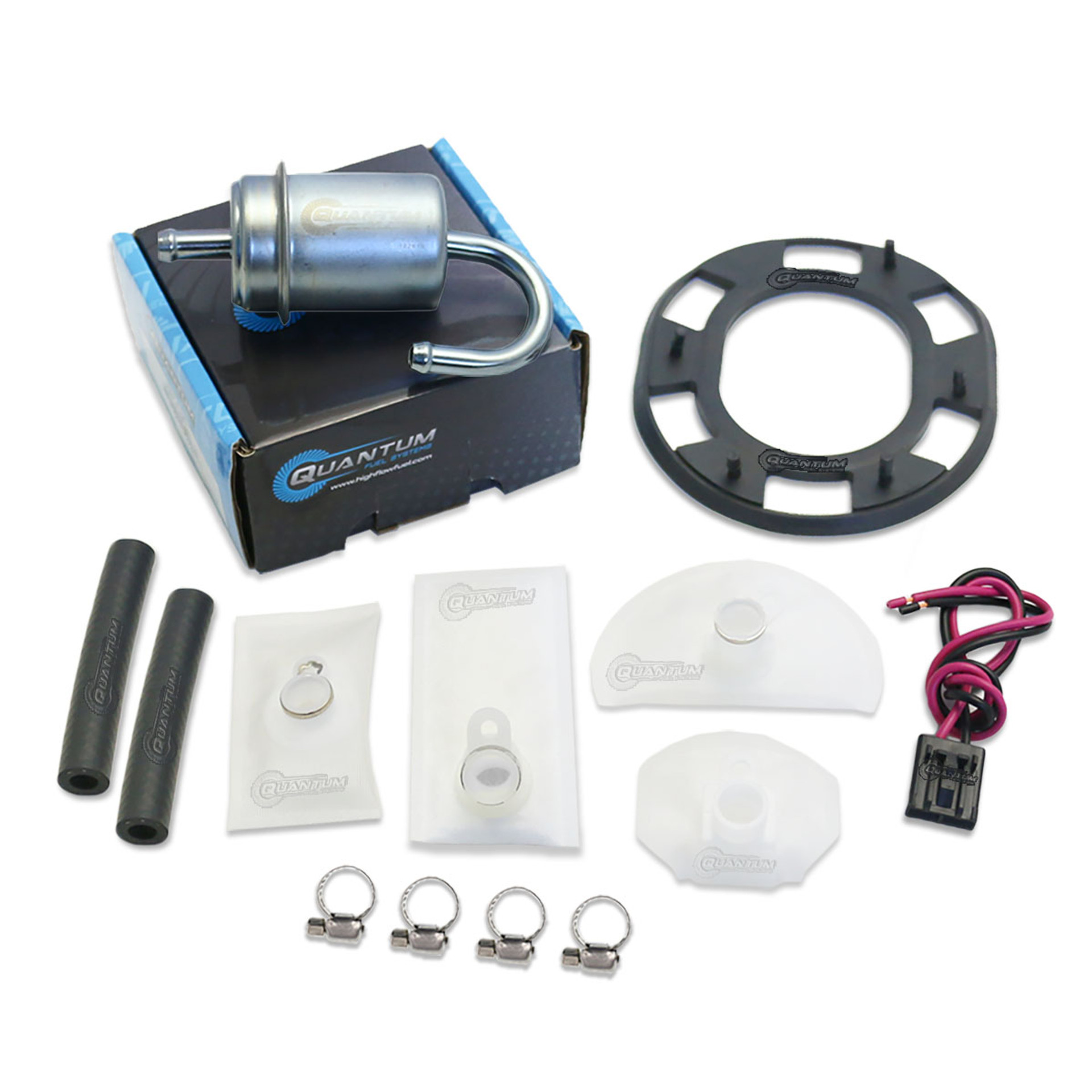 Quantum Fuel Systems Fuel Pump Repair Kit w/ Tank Seal, Fuel Filter, Strainer for the Honda CBR1100XX '99-03, CBR900RR '00-01, ST1300 '03-23 and VFR800 '98-15 Quantum Fuel Systems Fuel Pump Repair Kit w/ Tank Seal, Fuel Filter, Strainer for the Honda CBR1100XX '99-03, CBR900RR '00-01, ST1300 '03-23 and VFR800 '98-15